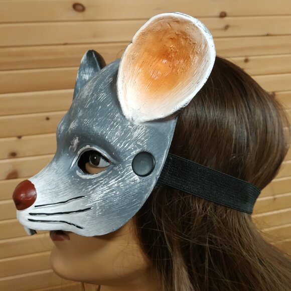PU Foam Mouse or Rat Masquerade Mask - Picture 3 of 6